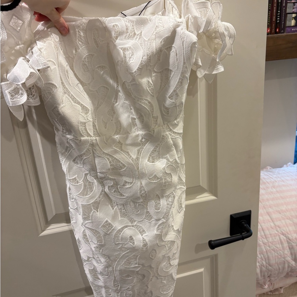 milly white mini dress